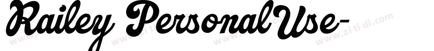 Railey PersonalUse字体转换
